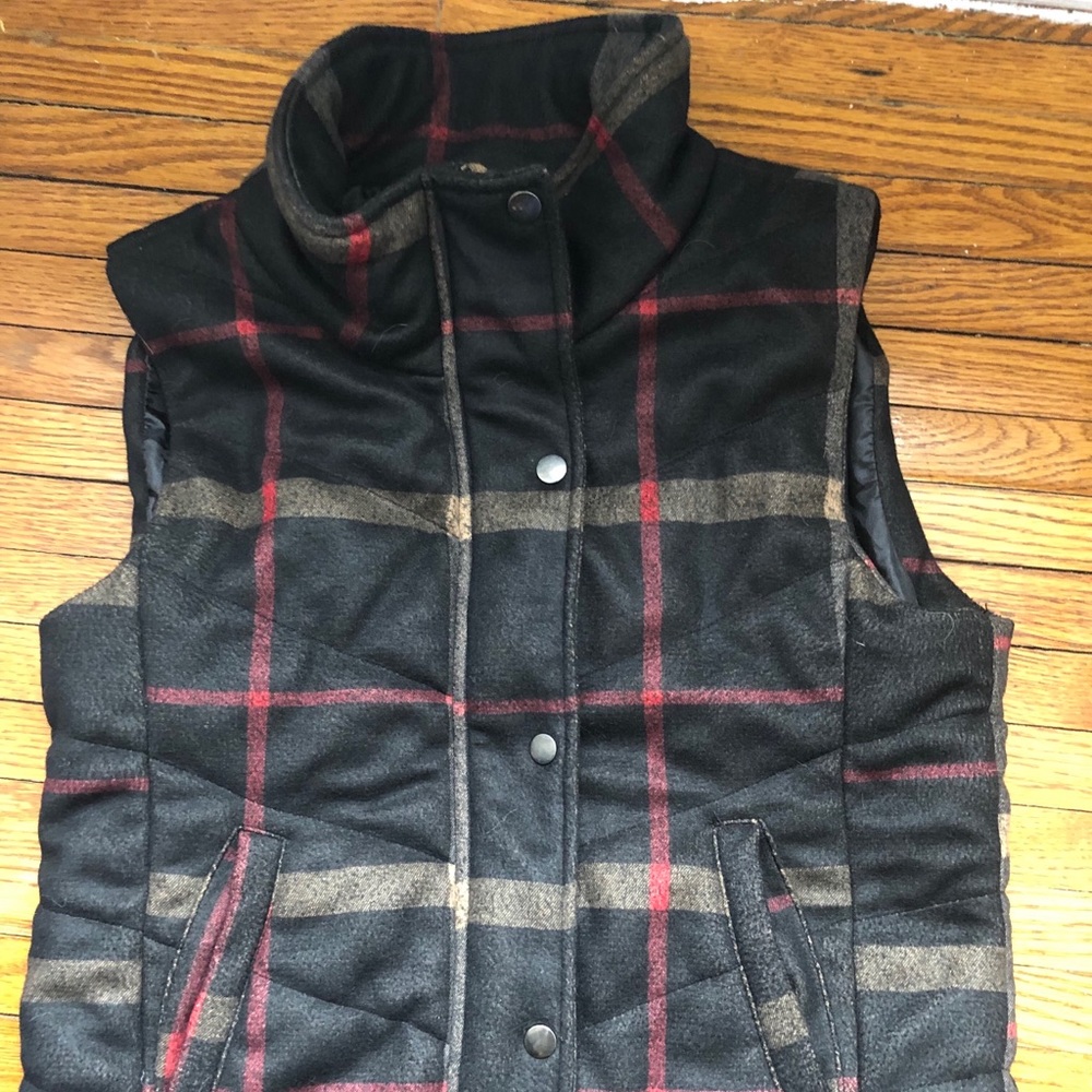 Local Boutique Puffy Flannel Vest